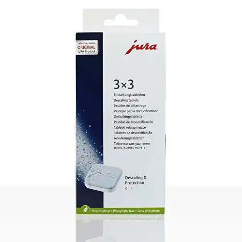 Entkalkungstabletten für Kaffeevollautomaten von Jura