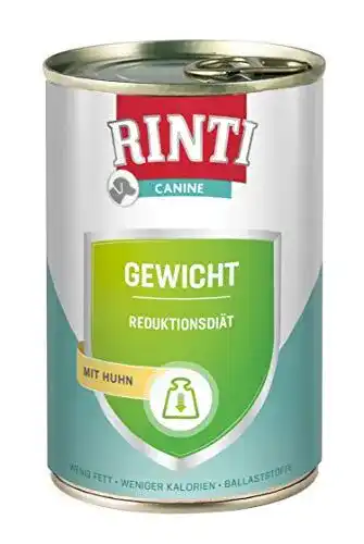 Diät Nassfutter für Hunde Rinti Canine Gewicht Huhn 6 x 400 g
