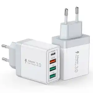 USB Schnellladegerät Anykon 40W mit 4 Anschlüssen