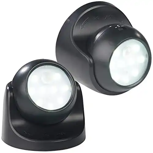 Bewegungsmelder Luminea Lampe im 2er-Set mit Batterie