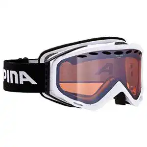 Alpina Turbo HM Skibrille White Hybrid Mirror für optimalen Sichtkomfort
