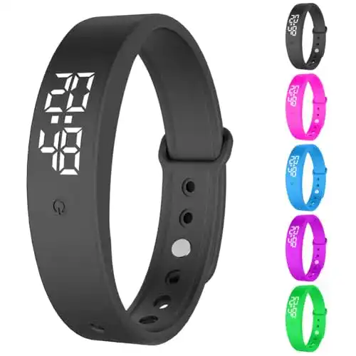 Armbanduhr mit Vibrationsalarm für Erinnerungen und Wecker