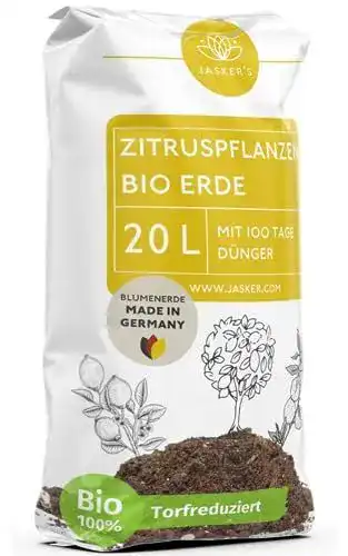 Zitruserde Jasker’s 20 L aus 100% nachwachsenden Rohstoffen