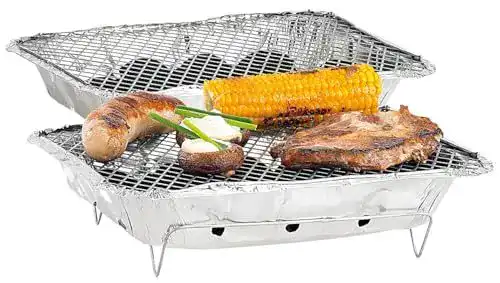 Einweggrill Infactory im 2er-Set für unterwegs