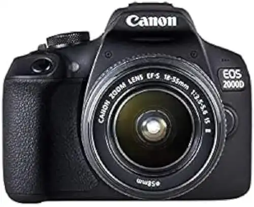 Canon EOS 2000D Kit 18-55mm IS II – Spiegelreflexkamera für Einsteiger