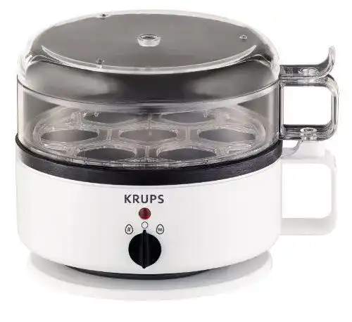 Eierkocher Krups F23070 mit Wasserstandsanzeige für bis zu 7 Eier