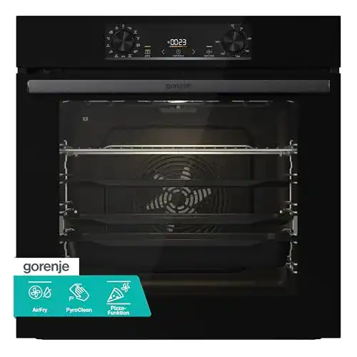Gorenje OptiBake BPS 6737 E14BG Pyrolyse-Backofen mit 77L