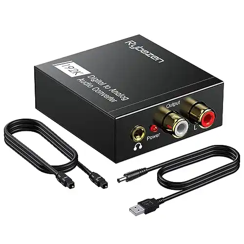 DA-Wandler Rybozen DAC Audio 192 kHz Adapter für SPDIF und Klinke