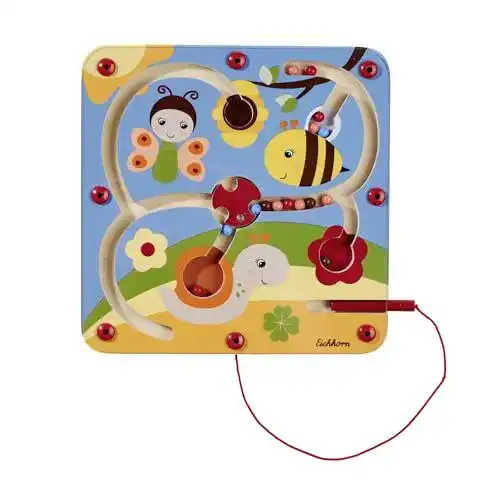 Eichhorn Holzspielzeug 100006844 – Magnetisches Schiebespiel
