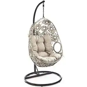 Hängesessel Kobolo Flower mit Gestell für Innen- und Außenbereich