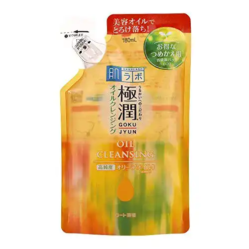 Hada Labo Rohto Gokujyun Hyaluronic Cleansing Oil Refill 180ml