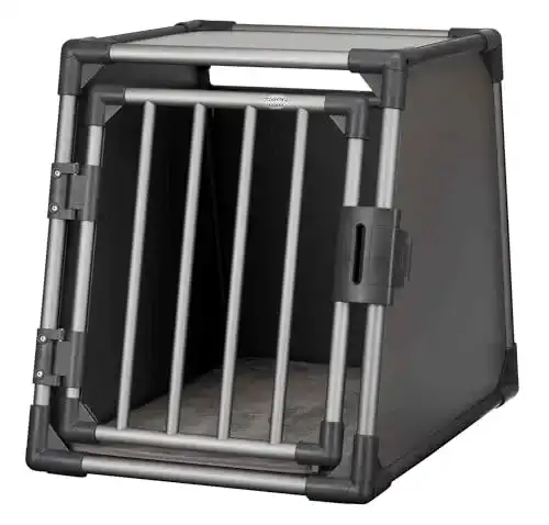 Hundetransportbox aus Aluminium von TRIXIE für sicheres Reisen