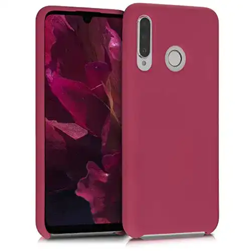 Kwmobile Hülle für Huawei P30 Lite Silikon Handyhülle in Fuchsia