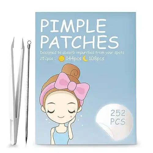 Pimple Patch Akne Pickel Patches, 252 Stück für alle Hauttypen