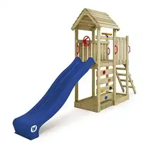Wickey Spielturm JoyFlyer mit Nestschaukel und Kletterwand