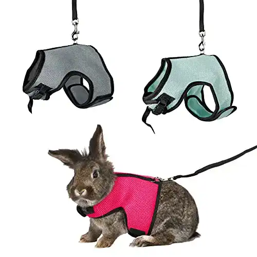 Trixie Kaninchengeschirr 61513 mit Leine für Kaninchen