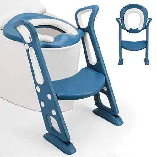 Toilettentrainer Fascol mit Treppe und faltbarem Design