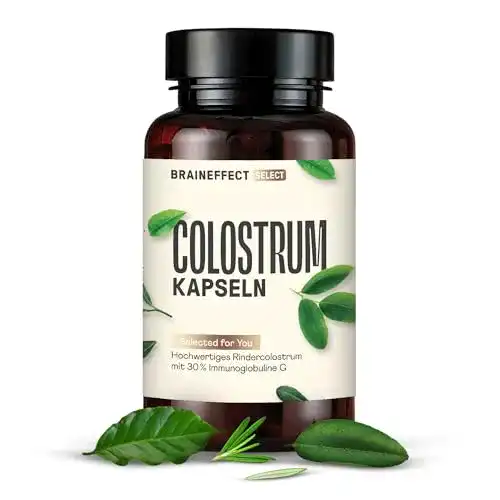 Colostrum Braineffect Kapseln 120 Stück – Vegetarische hochdosierte Kolostrum