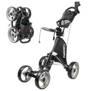 Golf Trolley Caddytek Explorer V8 Dunkelgrau Push Cart