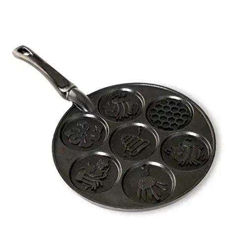 Pancake-Pfanne Nordic Ware 1915 Honey Bee für kunstvolle Pfannkuchen