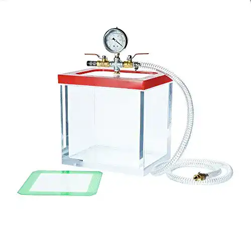 Vakuumkammer Melko Acryl 7,39L 22CM für Entgasung und Harzverarbeitung