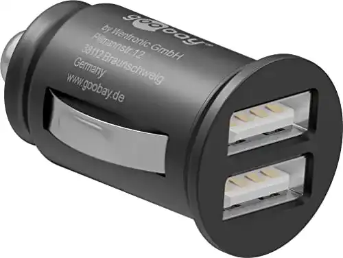 Kfz-Ladegerät Goobay 44177 mit Dual USB Port für Auto