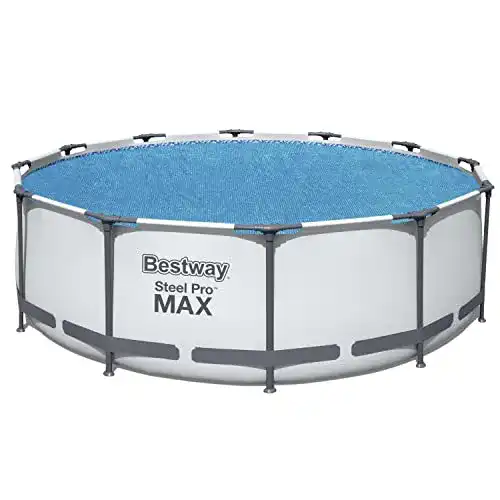 Poolabdeckung rund Bestway Flowclear Solarabdeckplane 356 cm für Aufstellpools