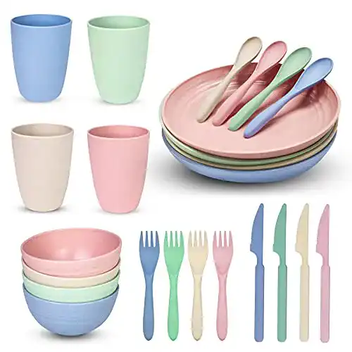 Camping Kochgeschirr Surmounty Geschirr Set 24Pcs
