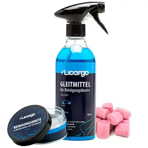 Reinigungsknete Licargo Set für Lackpflege 100g