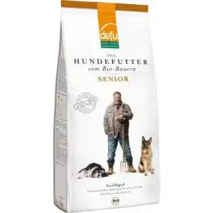 Bio-Trockenfutter für Hunde defu Huntter, 3 x 3 kg, Senior Geflügel
