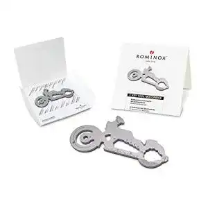 Multitool Schlüsselanhänger Rominox 21 Funktionen und Edelstahl