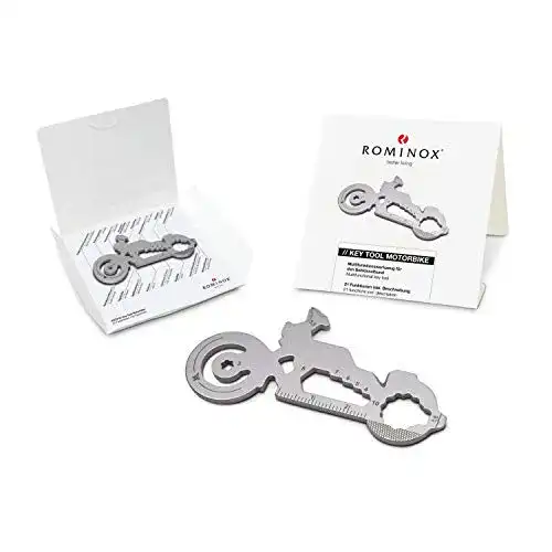 Multitool Schlüsselanhänger Rominox 21 Funktionen und Edelstahl