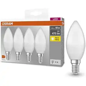 E14 LED Lampe Osram Classic B Kerzenform 4er-Pack warmweiß