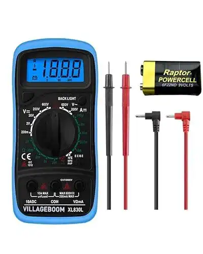 Multimeter Villageboom Digital-Tester, LCD-Hintergrund