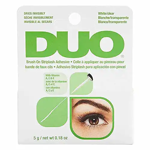 Profi Wimpernkleber mit Duo Pinsel für selbstklebende Strip Lashes