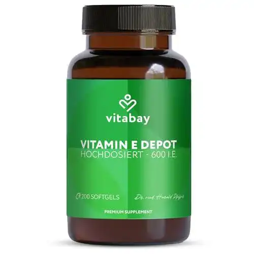 Vitamin E Kapseln 600 IE Depot für optimale Nährstoffversorgung