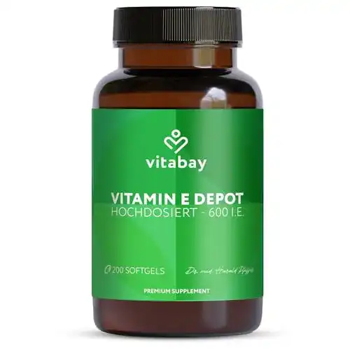 Vitamin E Kapseln 600 IE Depot für optimale Nährstoffversorgung