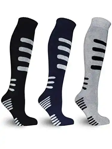 Thermo Kniestrümpfe Frostfighter für Herren im 4er Set für Winter-Ski