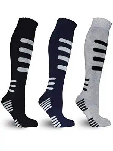 Thermo Kniestrümpfe Frostfighter für Herren im 4er Set für Winter-Ski