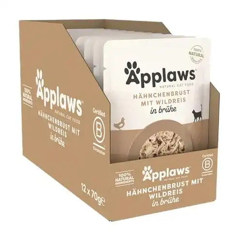 Applaws Katzenfutter – Premium Nassfutter mit Hähnchen und Spargel