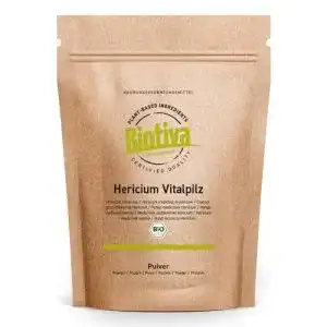 Hericium Biotiva Pulver Bio 150g – Vegan und ohne Zusatzstoffe