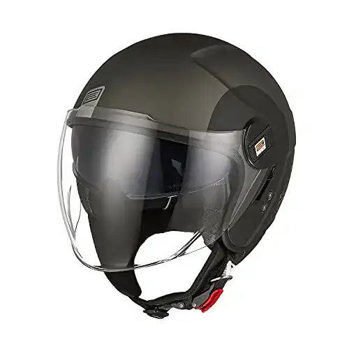 Jethelm Origine Motorradhelm mit Doppelvisier und ECE Zertifizierung