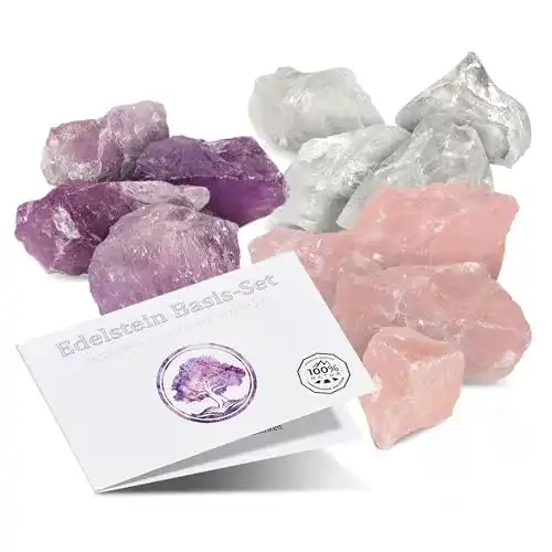 Puraja Edelsteinwasser Basis-Set für Wasserbelebung