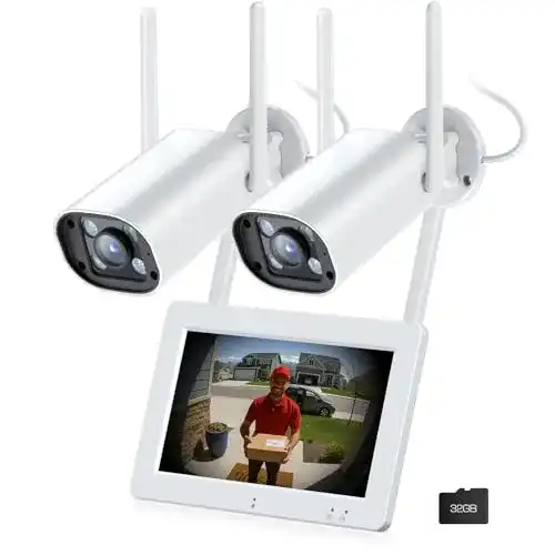 Überwachungskamera Set mit Monitor und 3MP Auflösung