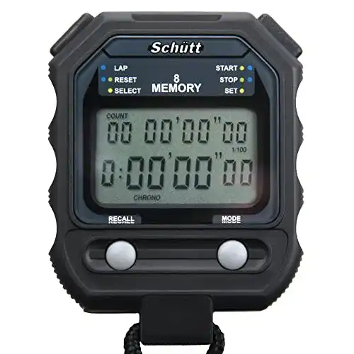 Schütt Stoppuhr PC-71 mit zweizeiligem Display und Memory-Funktion