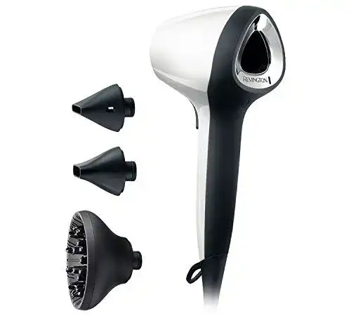 Remington Haartrockner Ionen Air3D in Weiß mit Koffer