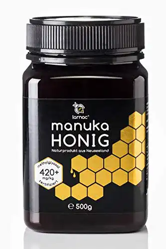 Manuka Honig Larnac 420+ MGO aus Neuseeland, 500g