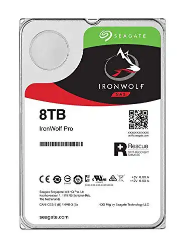Seagate IronWolf Pro 8 TB NAS-Festplatte – Interne HDD für NAS-Systeme