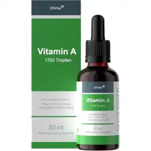 Vitamin A Tropfen von EXVital im Test: Hochdosiert, vegan und natürlich