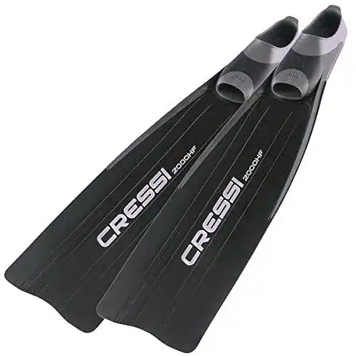 Cressi Gara 2000 HF Flossen in Schwarz, Größe 40/41 (7/8)